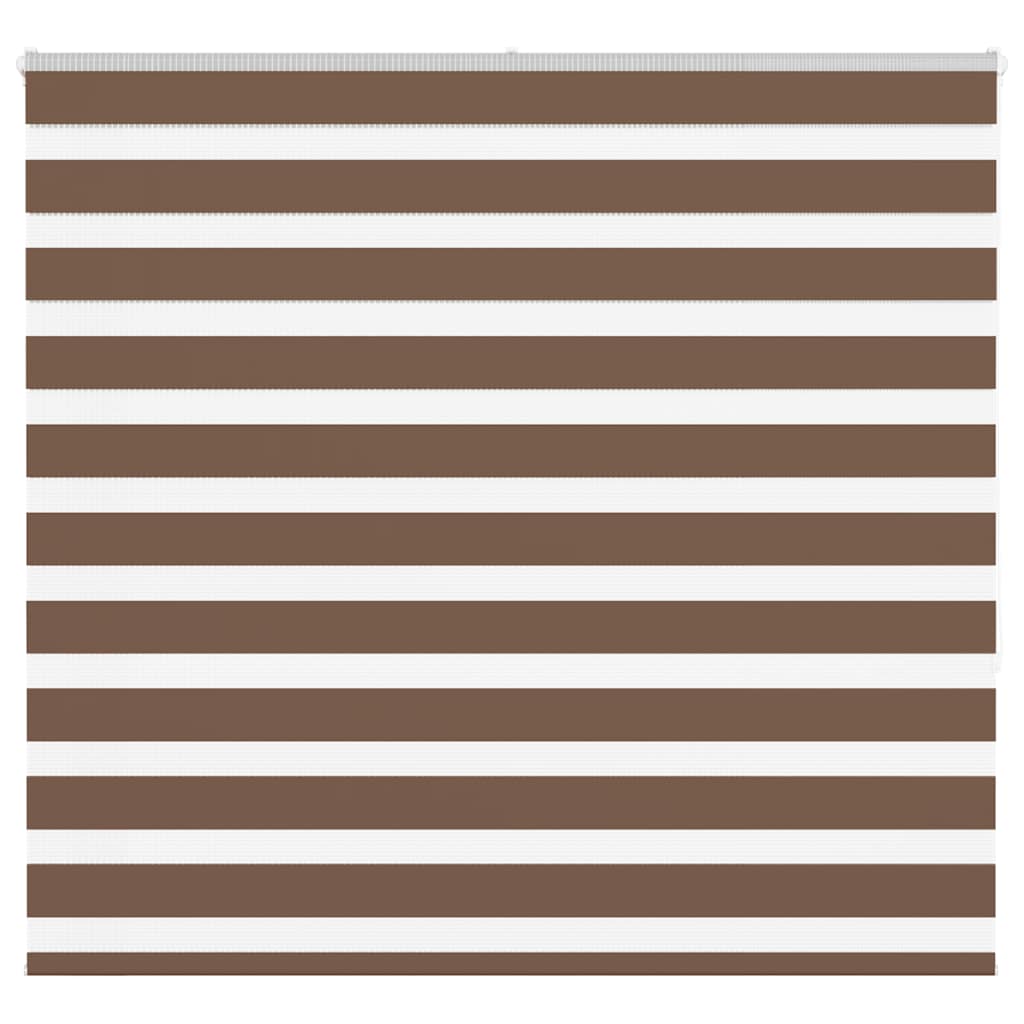 Vidaxx store enrouleur zèbre 160x150 cm largeur de tissu 155,9 cm polyester marron