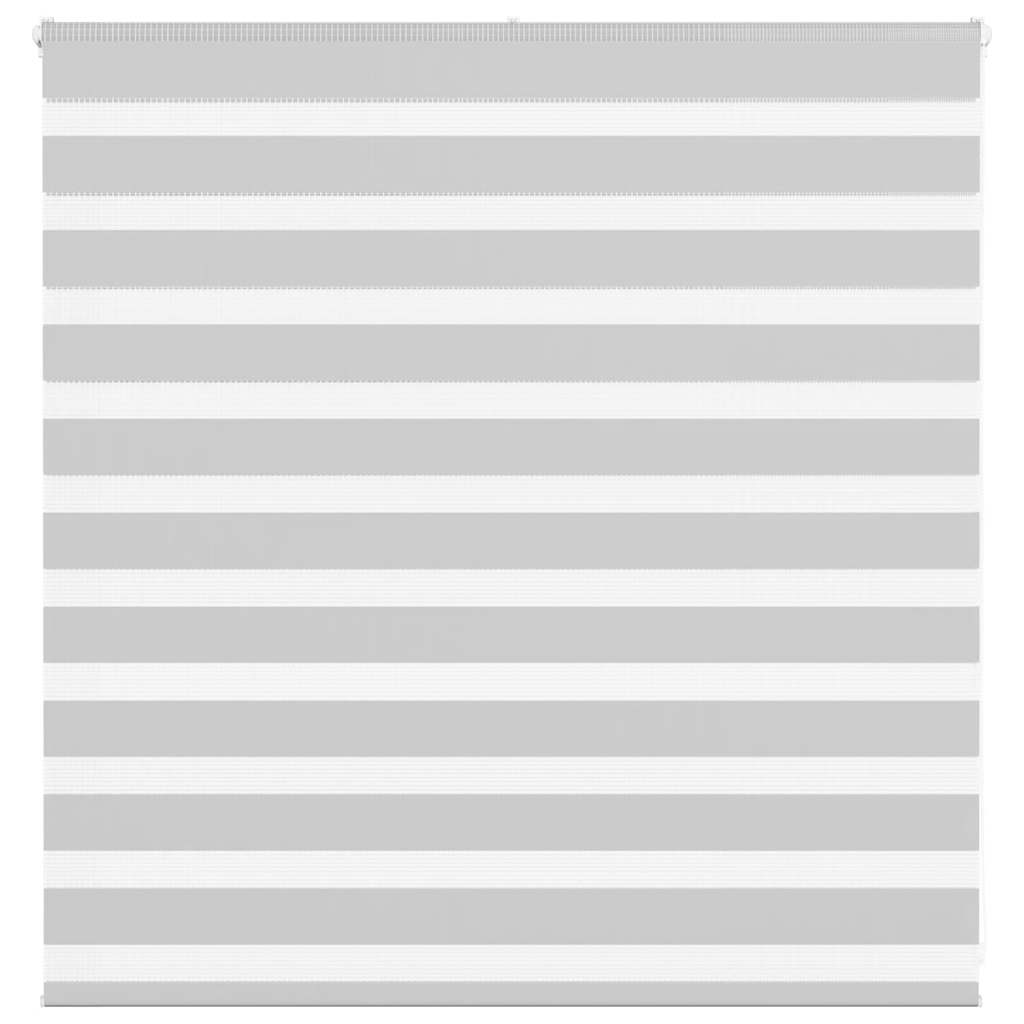VidaXL store enrouleur zèbre 145x100 cm largeur de tissu 140,9 cm gris clair