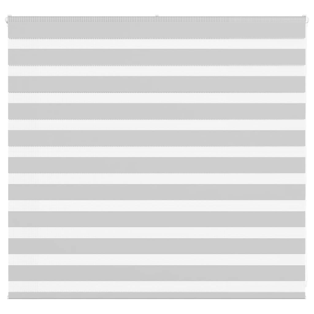 VidaXL store enrouleur zèbre 155x100 cm largeur de tissu 150,9 cm gris clair