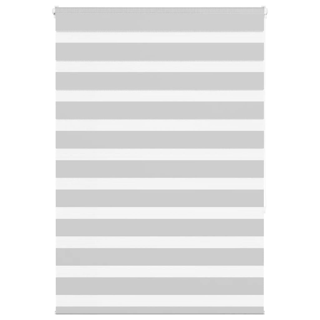 VidaXL store enrouleur zèbre 95x150 cm largeur de tissu 90,9 cm gris clair