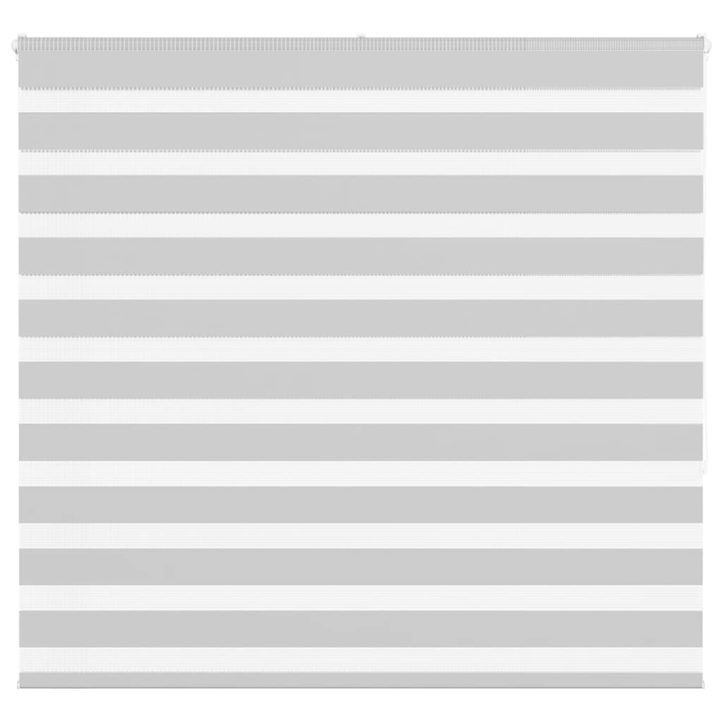 VidaXL store enrouleur zèbre 160x150 cm largeur de tissu 155,9 cm gris clair