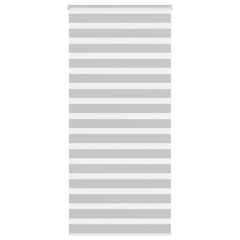 Vidaxx store enrouleur zèbre 95x230 cm largeur de tissu 90,9 cm gris clair