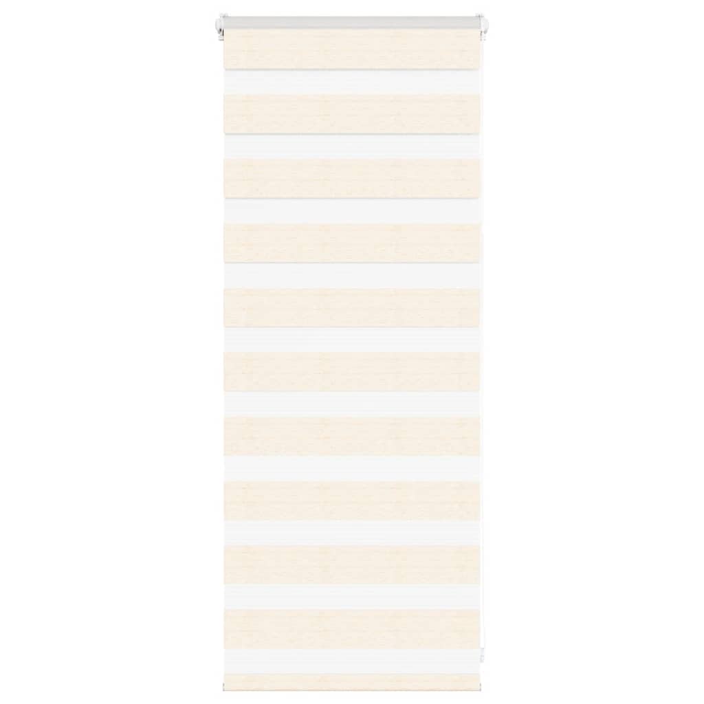 VidaXL store enrouleur zèbre 55x100 cm largeur de tissu 50,9 cm marbre beige