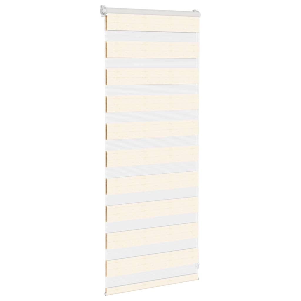 VidaXL store enrouleur zèbre 55x100 cm largeur de tissu 50,9 cm marbre beige
