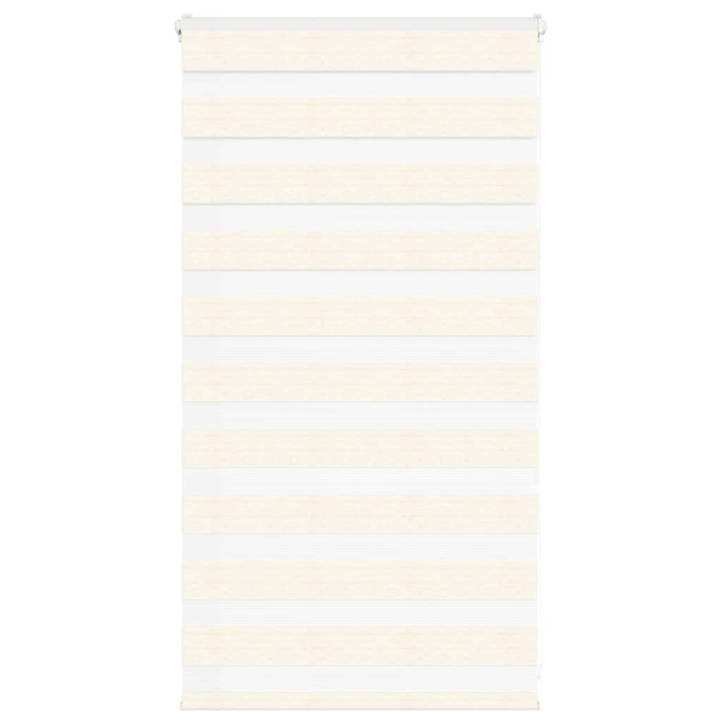 VidaXL store enrouleur zèbre 85x100 cm largeur de tissu 80,9 cm marbre beige
