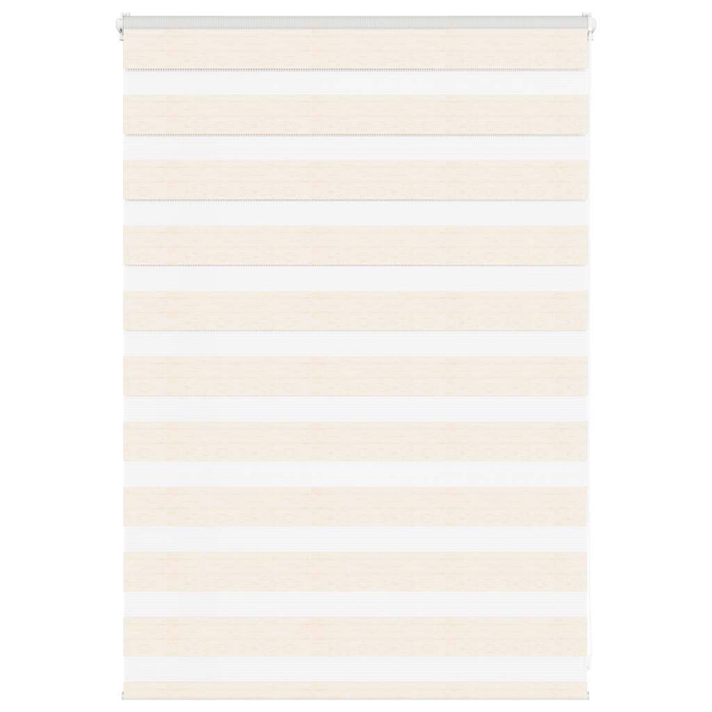 Vidaxx store enrouleur zèbre 115x100 cm largeur de tissu 110,9 cm marbre beige
