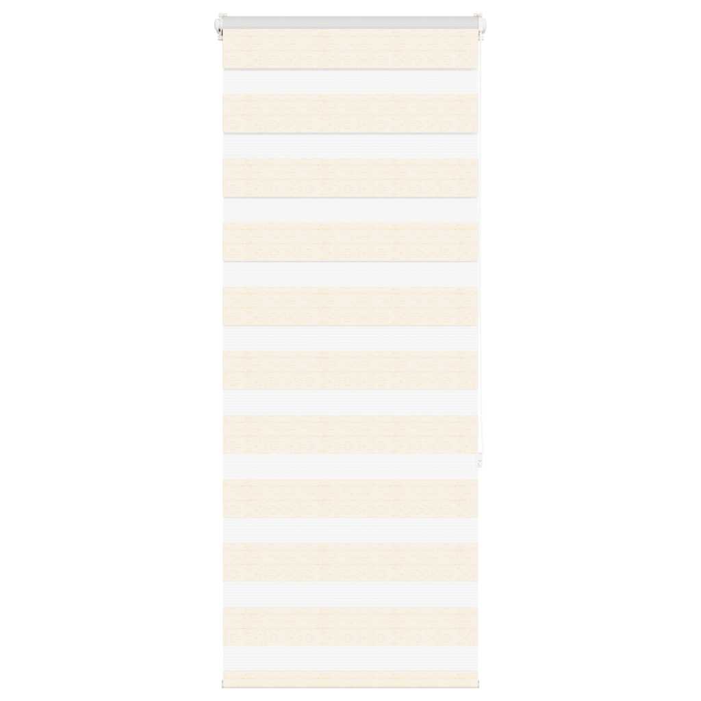 VidaXL store zèbre 60x150 cm largeur de tissu 55,9 cm polyester marbre beige