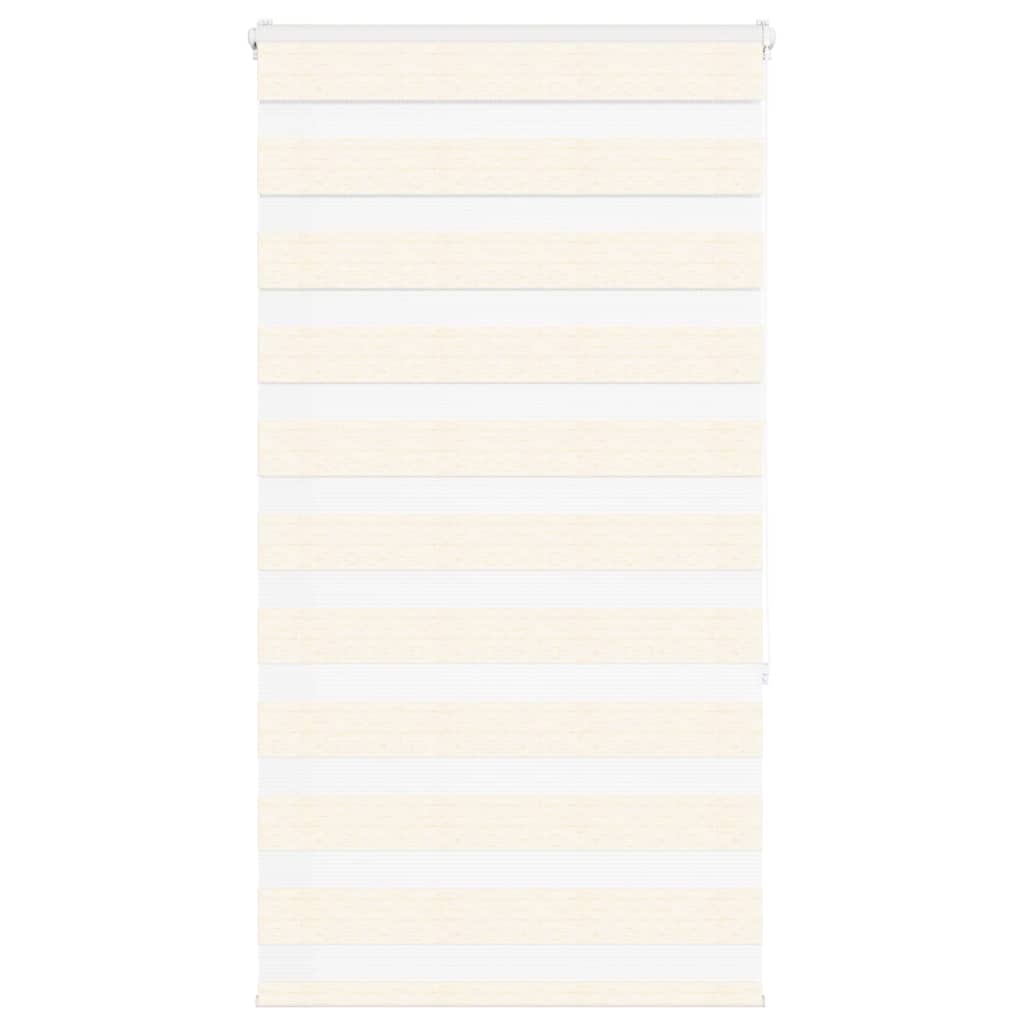 VidaXL store zèbre 80x150 cm largeur de tissu 75,9 cm polyester marbre beige