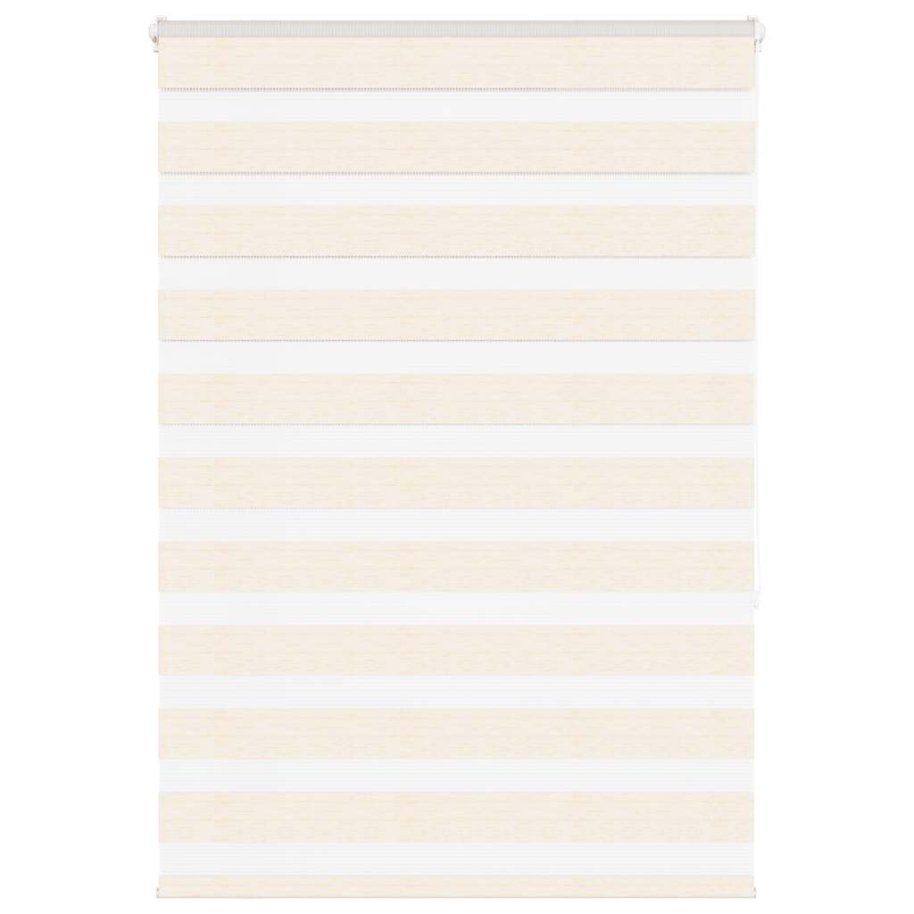 VidaXL store zèbre 105x150cm largeur de tissu 100,9cm polyester marbre beige