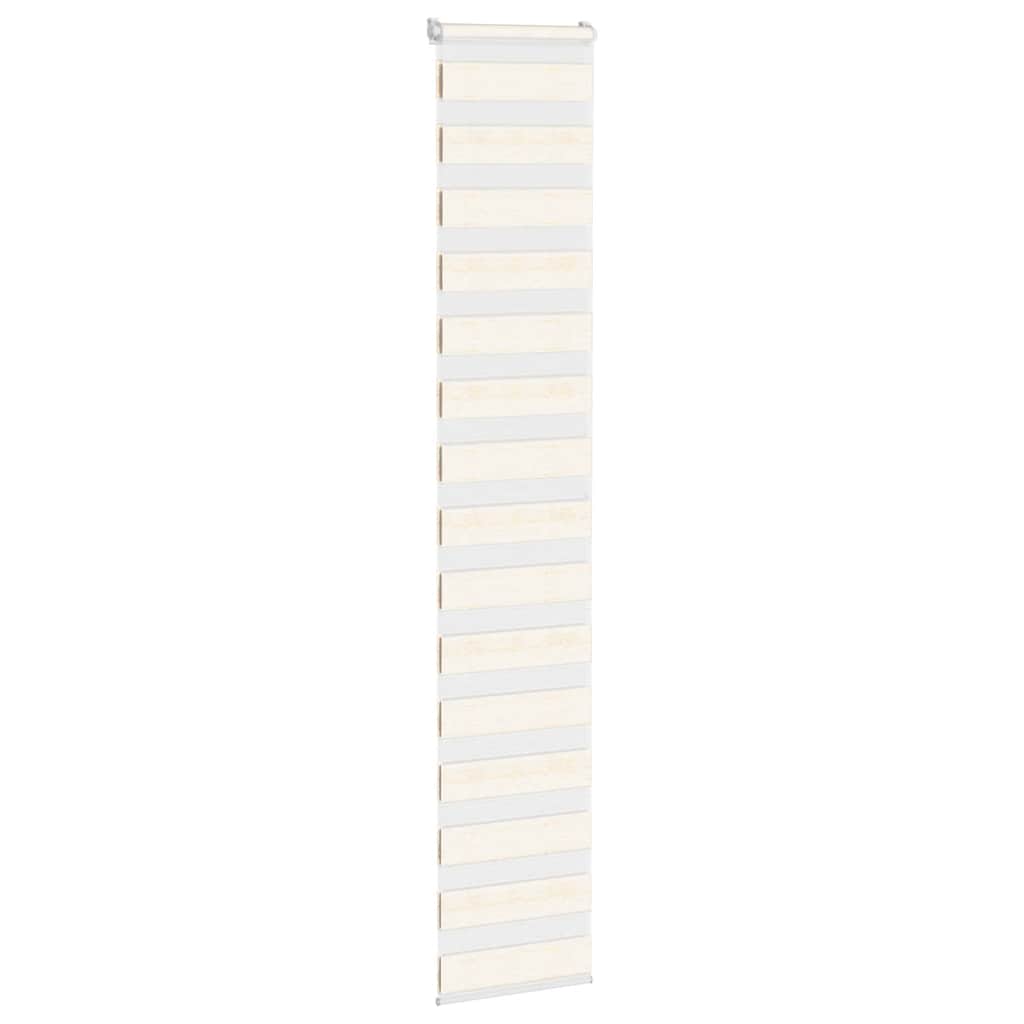 VidaXL store enrouleur zèbre 40x200 cm largeur de tissu 35,9 cm marbre beige