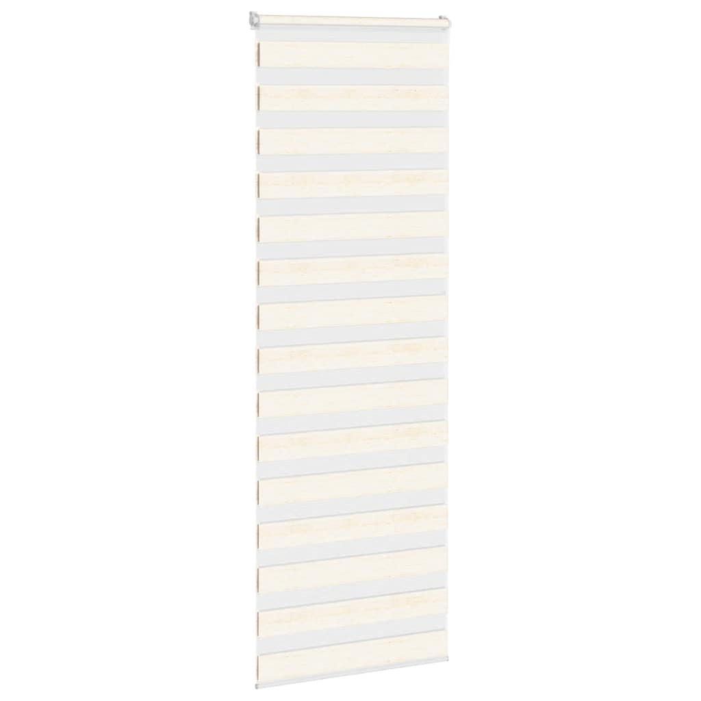 VidaXL store enrouleur zèbre 70x200 cm largeur de tissu 65,9 cm marbre beige