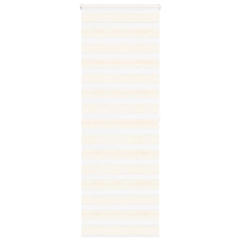 VidaXL store enrouleur zèbre 75x200 cm largeur de tissu 70,9 cm marbre beige