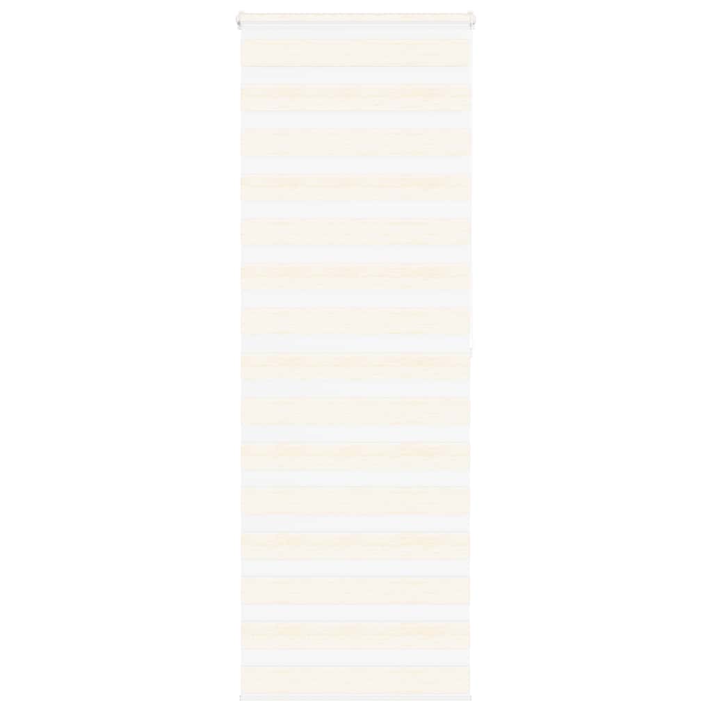 VidaXL store enrouleur zèbre 85x200 cm largeur de tissu 80,9 cm marbre beige