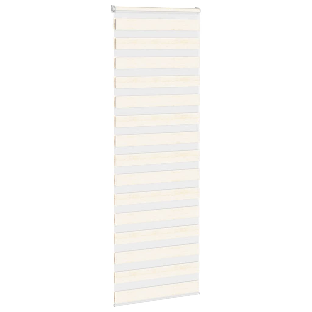 VidaXL store enrouleur zèbre 85x200 cm largeur de tissu 80,9 cm marbre beige