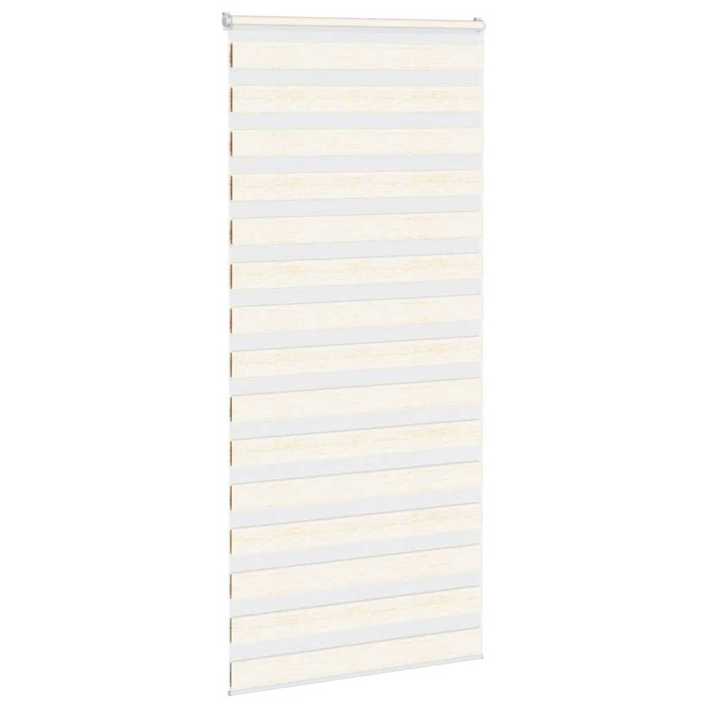 VidaXL store enrouleur zèbre 100x200 cm largeur de tissu 95,9 cm marbre beige