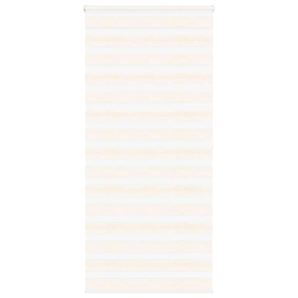 VidaXL store enrouleur zèbre 105x200 cm largeur de tissu 100,9 cm marbre beige