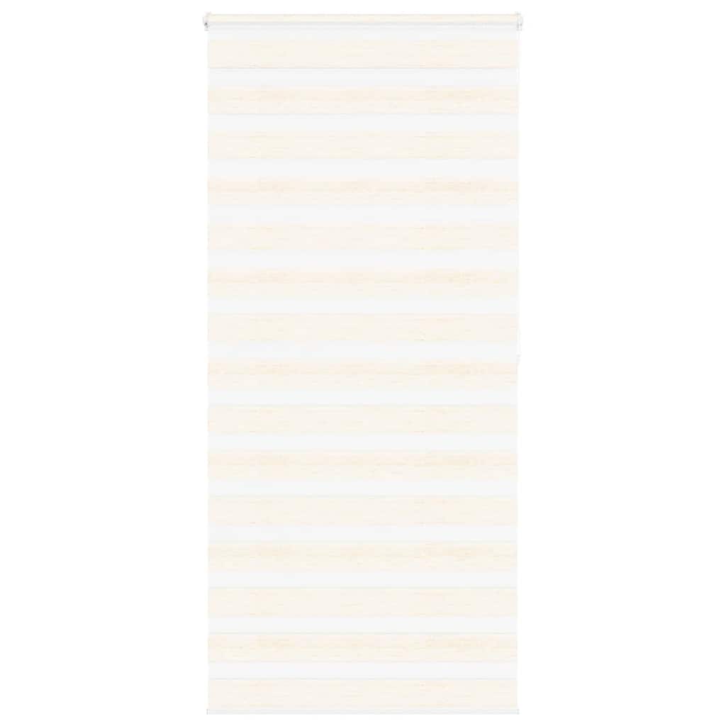 VidaXL store enrouleur zèbre 110x200 cm largeur de tissu 105,9 cm marbre beige