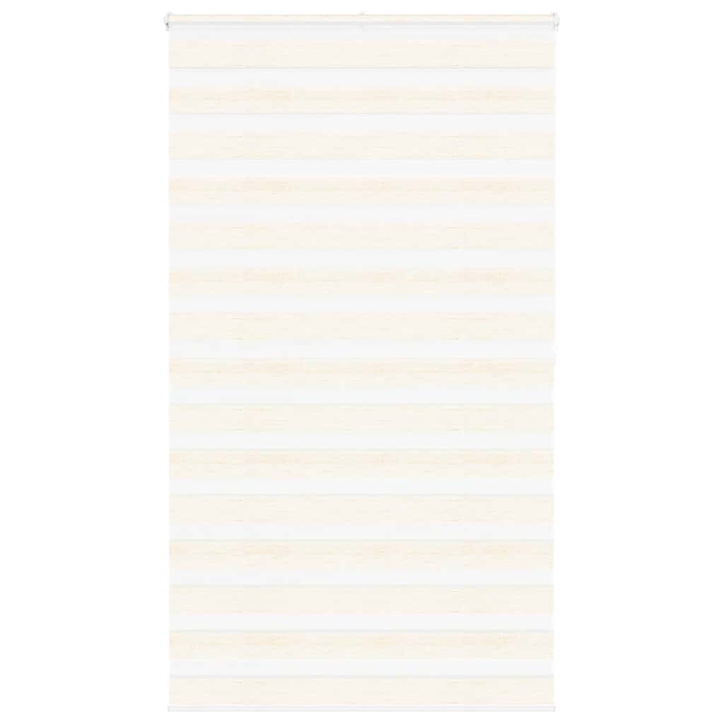 VidaXL store enrouleur zèbre 120x200 cm largeur de tissu 115,9 cm marbre beige