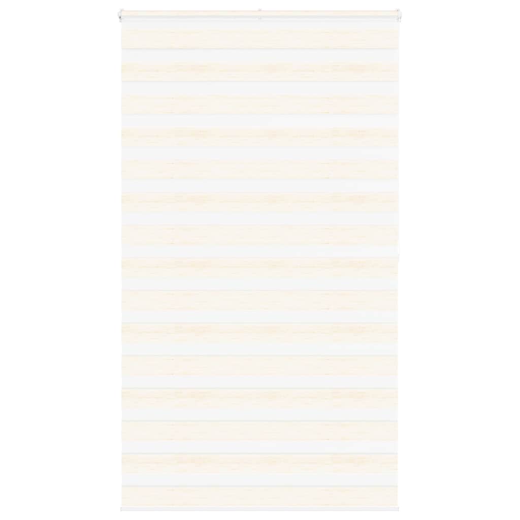 VidaXL store enrouleur zèbre 125x200 cm largeur de tissu 120,9 cm marbre beige