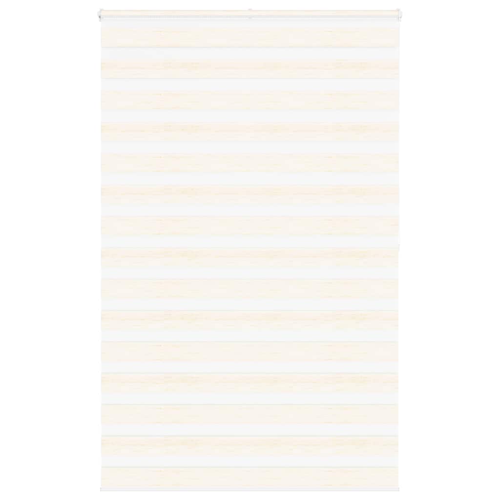 VidaXL store enrouleur zèbre 145x200 cm largeur de tissu 140,9 cm marbre beige