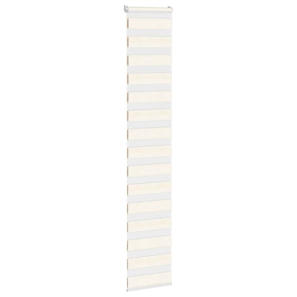 VidaXL store enrouleur zèbre 50x230 cm largeur de tissu 45,9 cm marbre beige