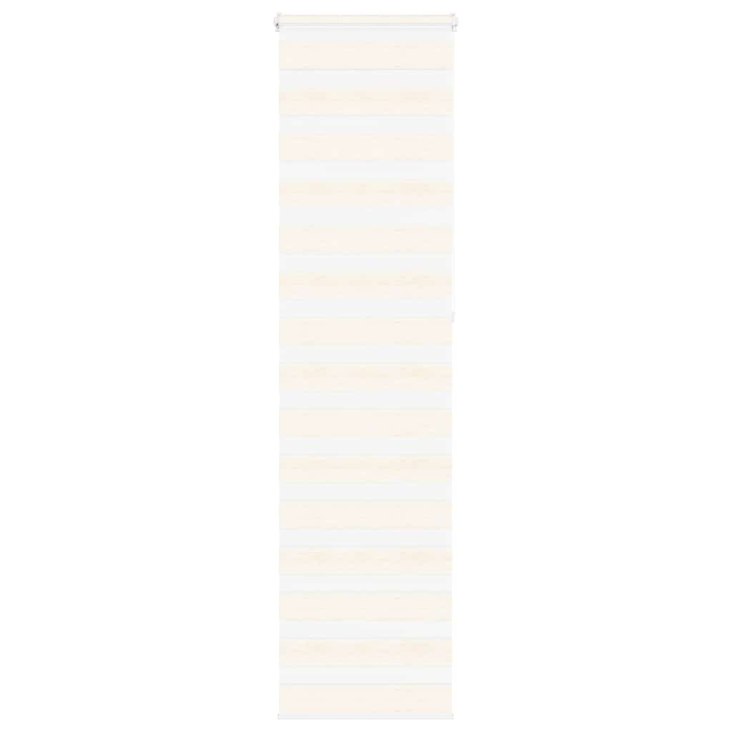 VidaXL store enrouleur zèbre 55x230 cm largeur de tissu 50,9 cm marbre beige
