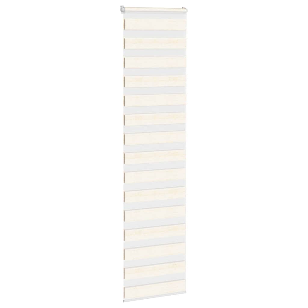 VidaXL store enrouleur zèbre 60x230 cm largeur de tissu marbre beige 55,9 cm