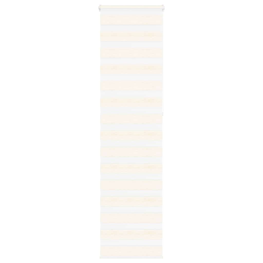 VidaXL store enrouleur zèbre 65x230 cm largeur de tissu 60,9 cm marbre beige