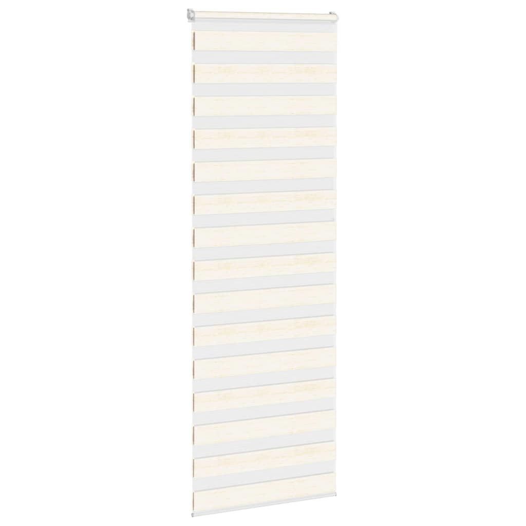 VidaXL store enrouleur zèbre 85x230 cm largeur de tissu 80,9 cm marbre beige