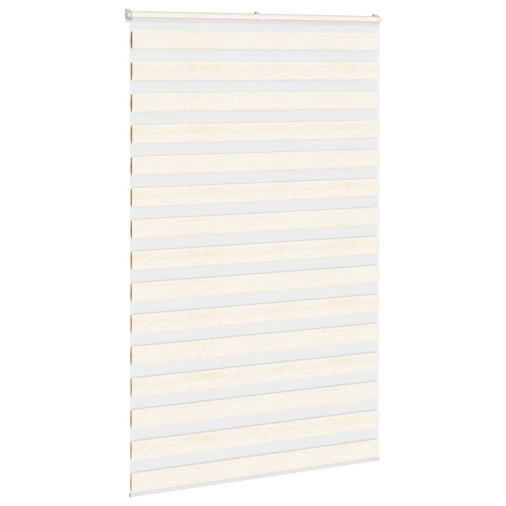 VidaXL store zèbre 145x230cm largeur de tissu 140,9cm polyester marbre beige