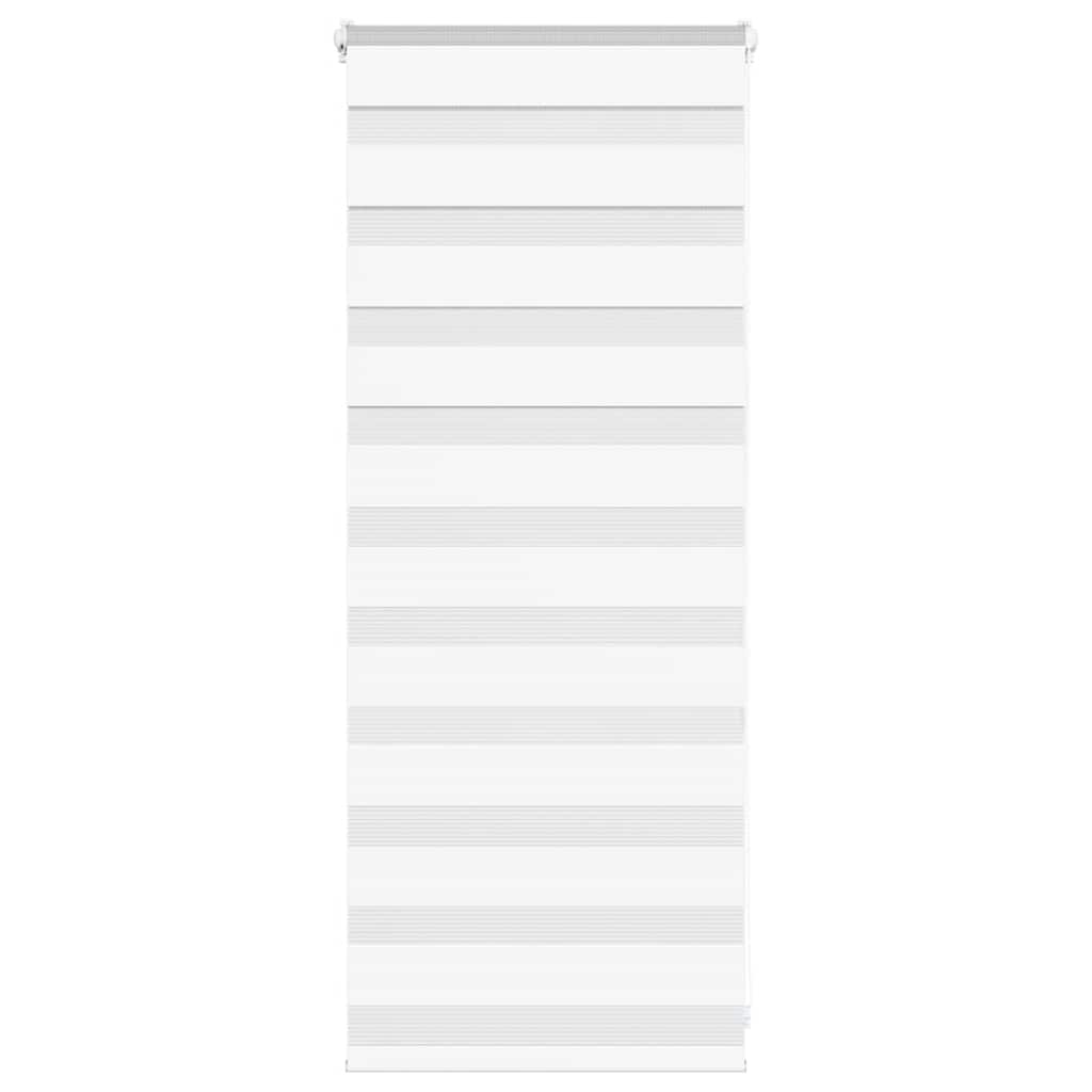 Vidaxx store enrouleur zèbre 60x100 cm largeur de tissu 55,9 cm polyester blanc