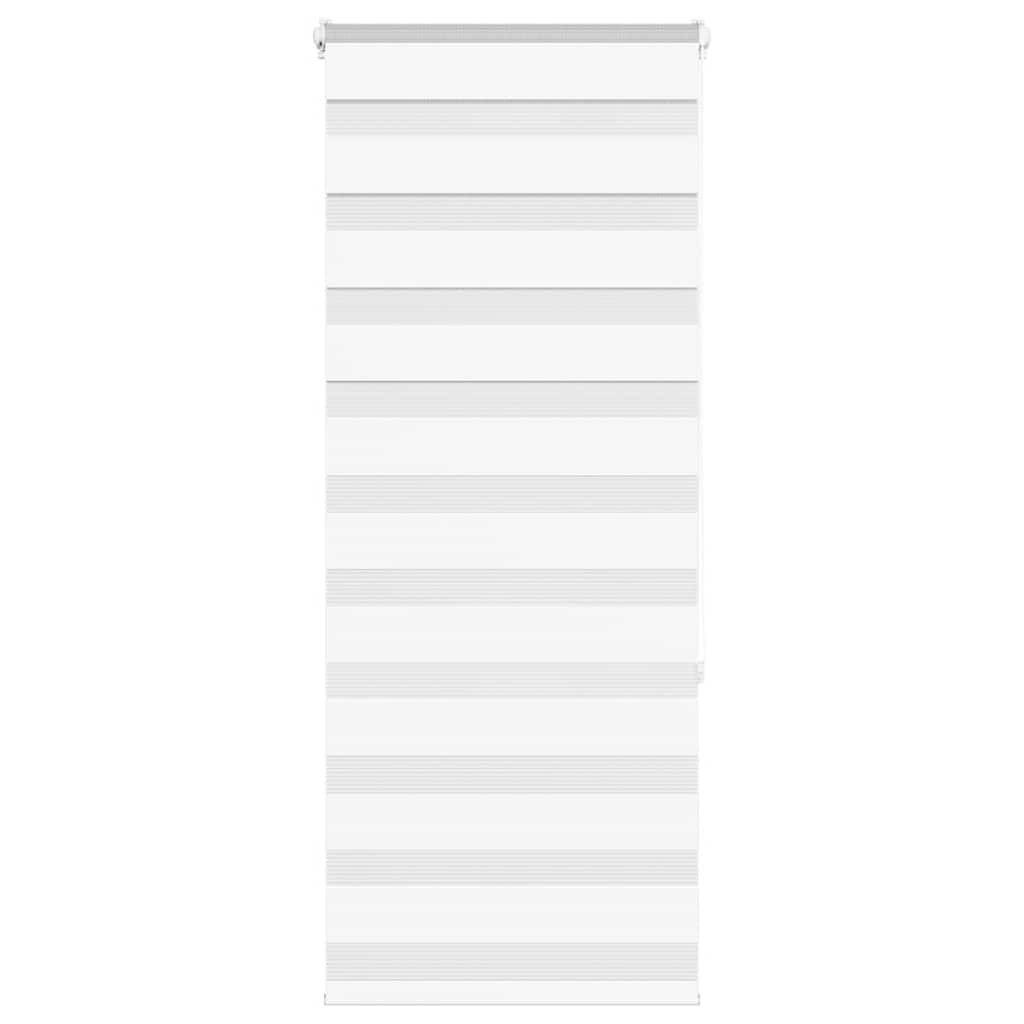 Vidaxx store enrouleur zèbre 60x150 cm largeur de tissu 55,9 cm polyester blanc