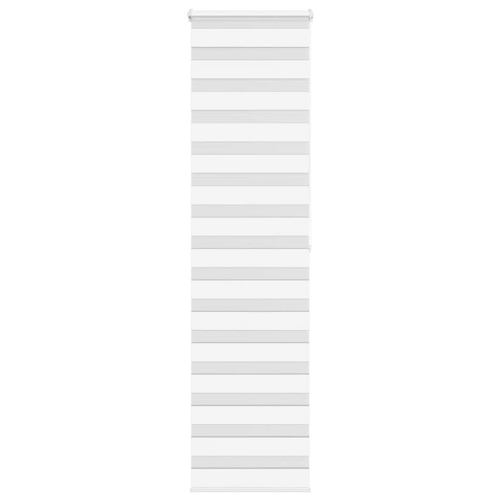 Vidaxx store enrouleur zèbre 60x200 cm largeur de tissu 55,9 cm polyester blanc