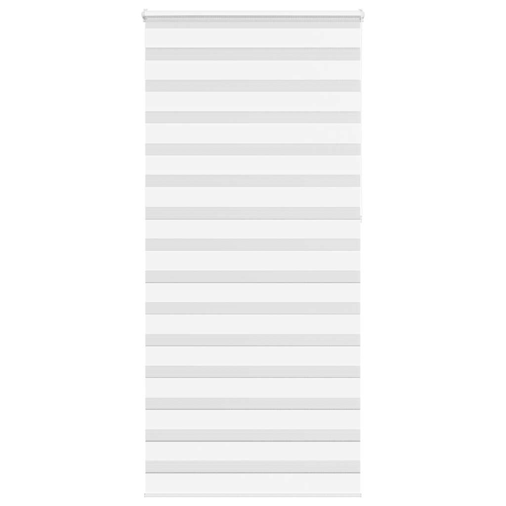 Vidaxx store enrouleur zèbre 95x230 cm largeur de tissu 90,9 cm polyester blanc