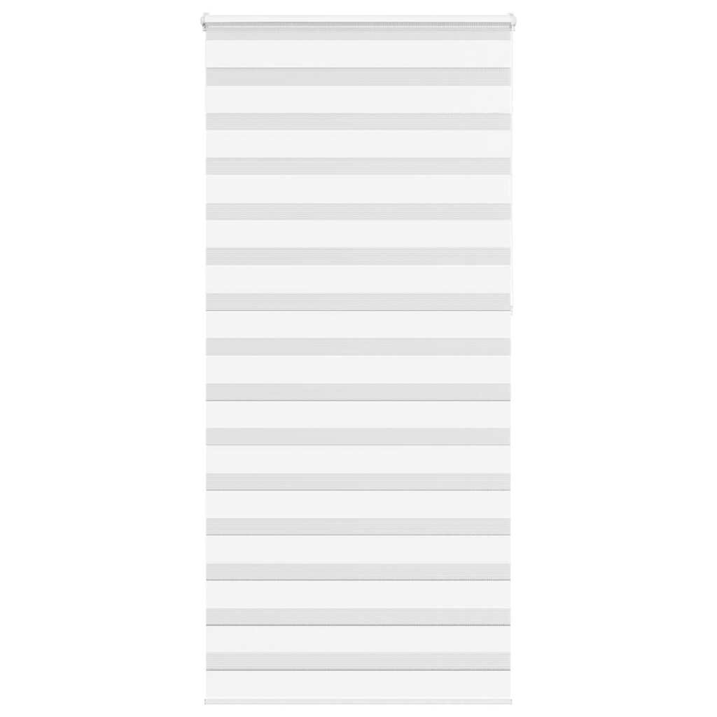 Vidaxx store enrouleur zèbre 100x230 cm largeur de tissu 95,9 cm polyester blanc