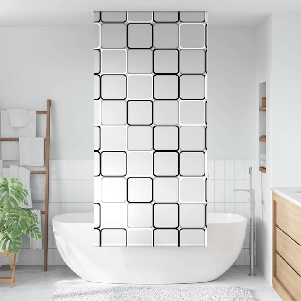 Store enrouleur de douche Vidaxx 90x240 cm, largeur du tissu 86 cm