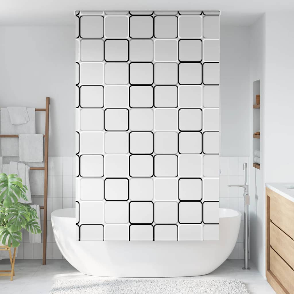 Store enrouleur de douche Vidaxx 140x240 cm, largeur du tissu 136 cm