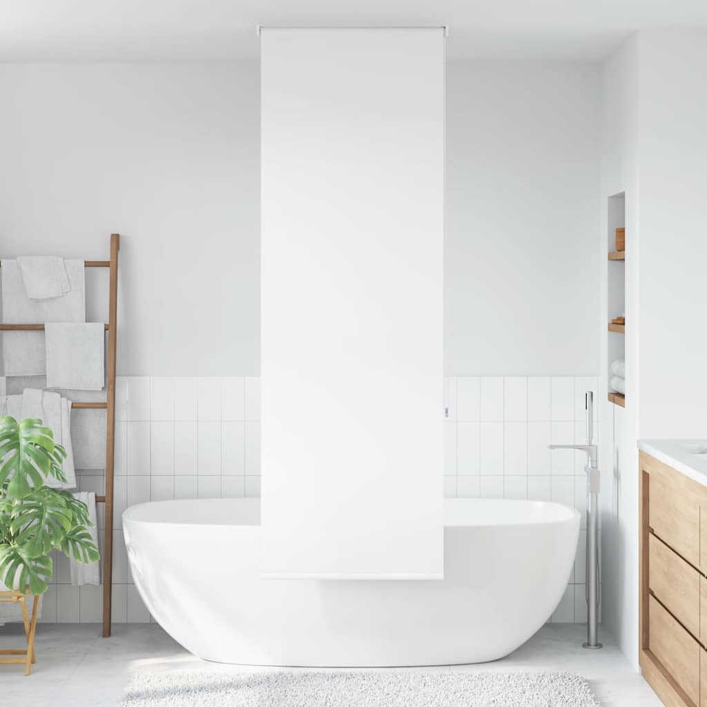 Store enrouleur de douche Vidaxx 80x240 cm, largeur du tissu 76 cm