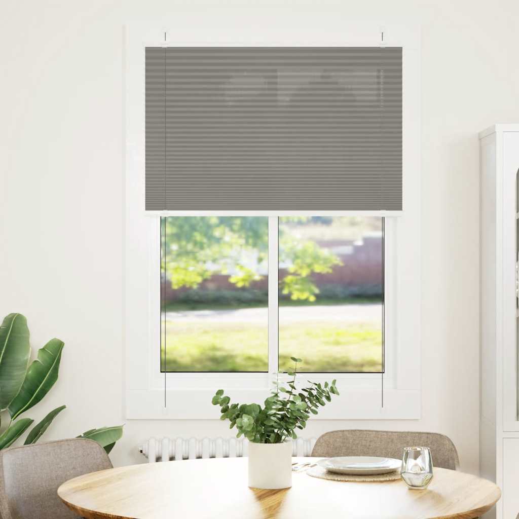 Vidaxx store enrouleur plissé 95x100 cm largeur de tissu 94,4 cm anthracite