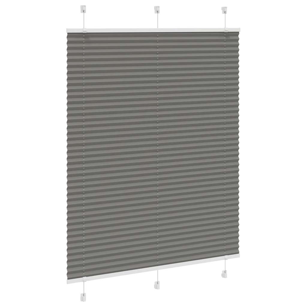 Vidaxx store enrouleur plissé 105x100 cm largeur de tissu 104,4 cm anthracite