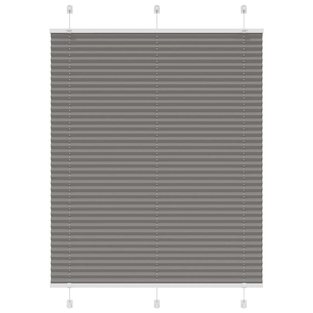 Vidaxx store enrouleur plissé 110x100 cm largeur de tissu 109,4 cm anthracite