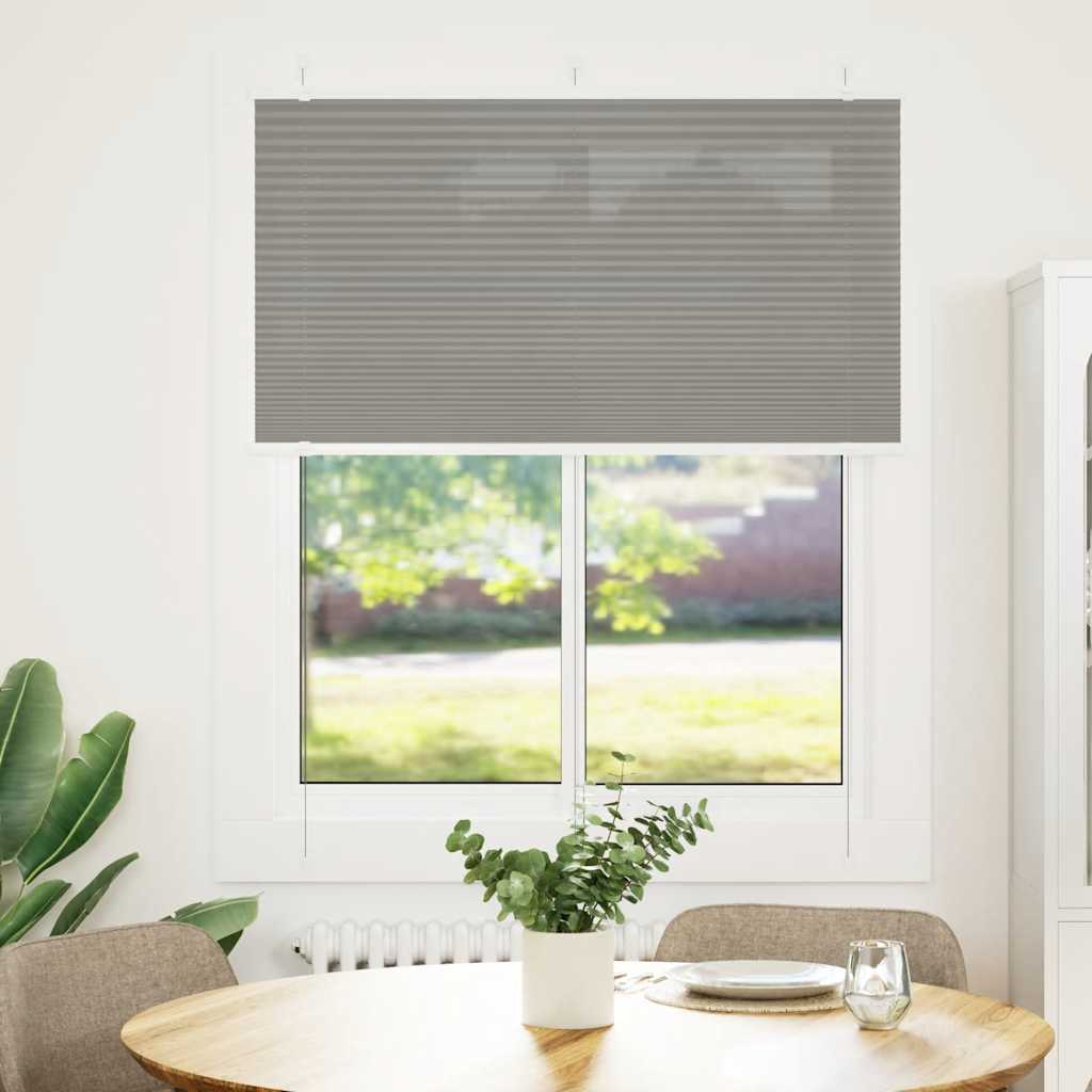 Vidaxx store enrouleur plissé 110x100 cm largeur de tissu 109,4 cm anthracite