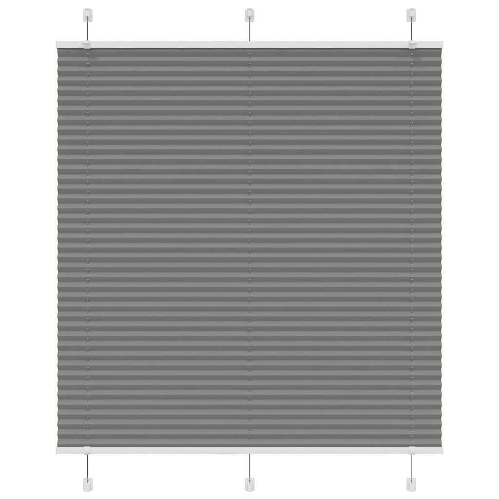 Vidaxx store enrouleur plissé 120x100 cm largeur de tissu 119,4 cm anthracite