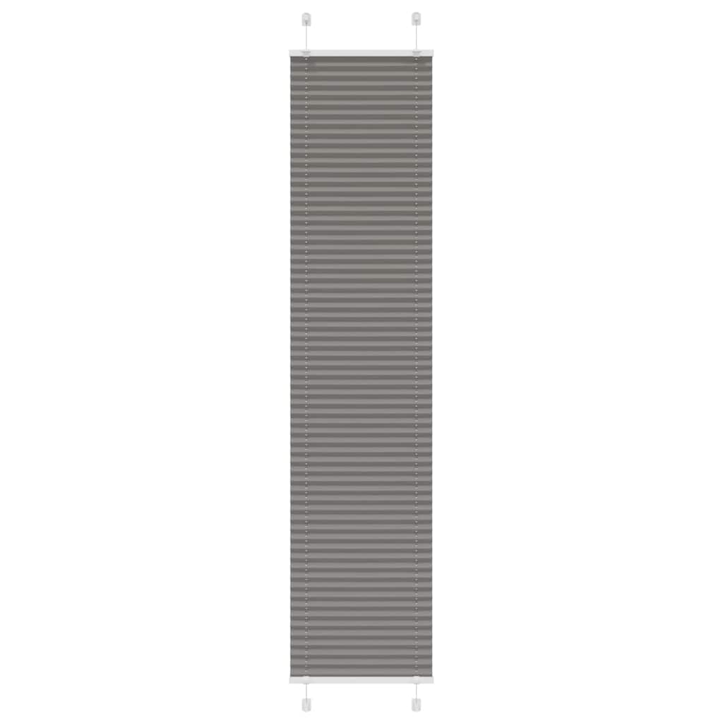 Vidaxl plissé rolgordijn 40x200 cm stofbreedte 39,4 cm antraciet