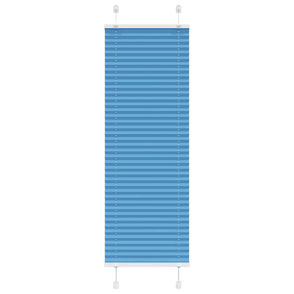 Vidaxl plissé rolgordijn 40x100 cm stofbreedte 39,4 cm polyester blauw