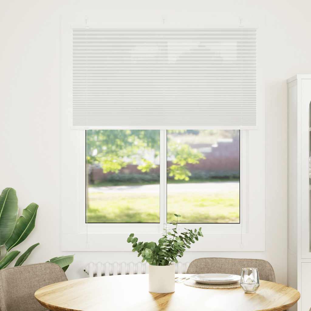 Vidaxl plissé rolgordijn 110x100 cm stofbreedte 109,4 cm polyester
