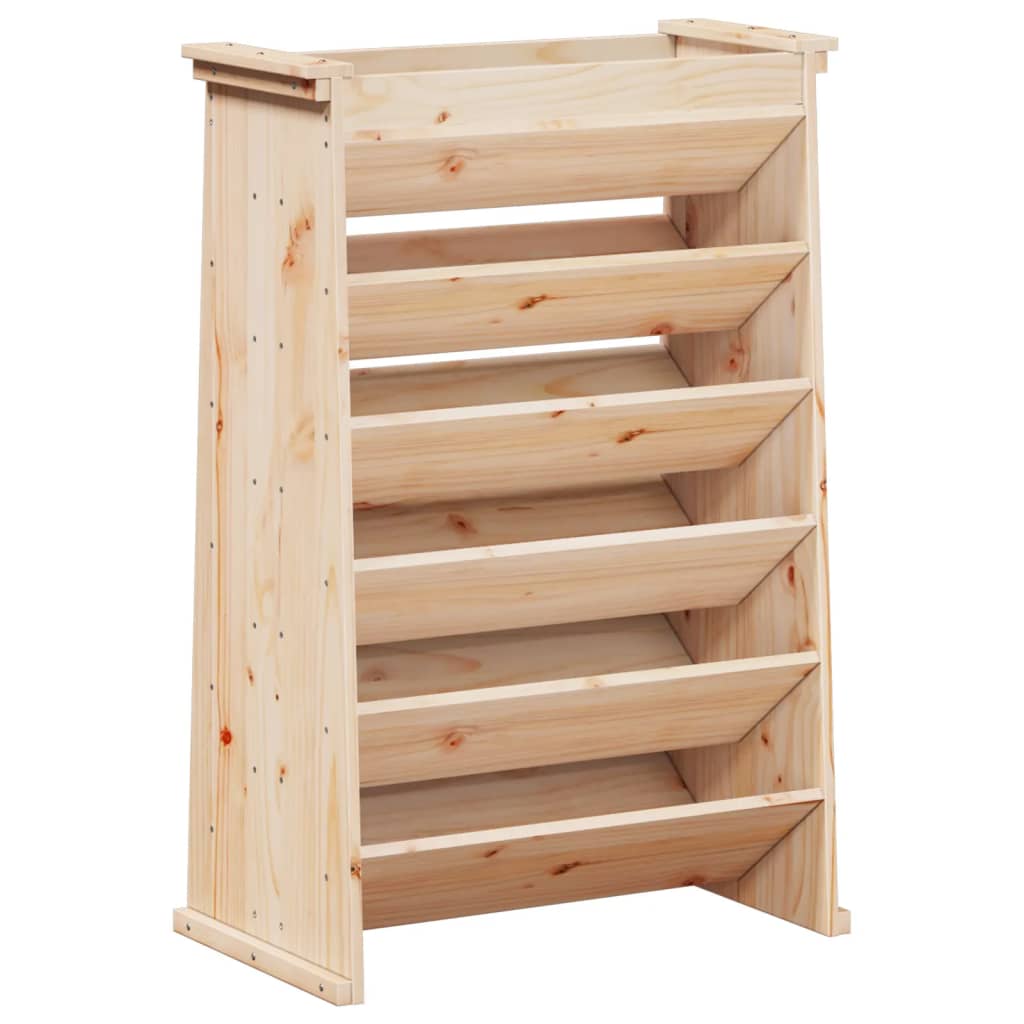 Vidaxx bac à herbes 6 couches 69x40x101,5 cm bois de pin massif