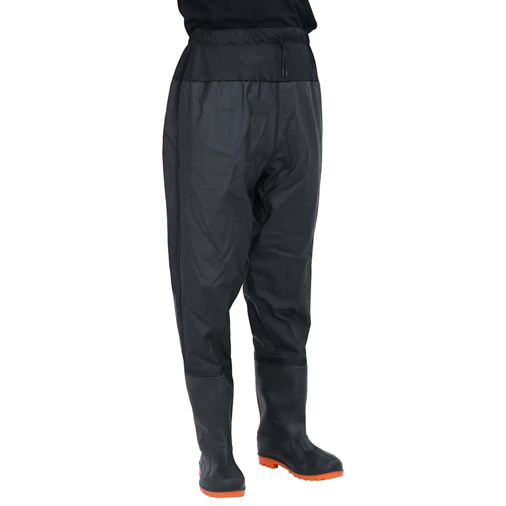 Vidaxl wading avec bottes taille 39 noir