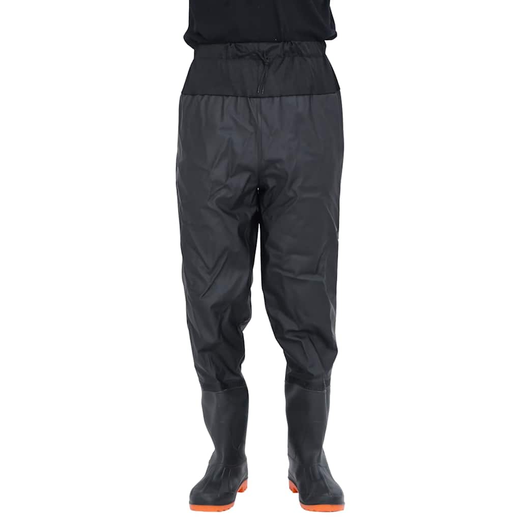 Vidaxl wading avec bottes taille 43 noir