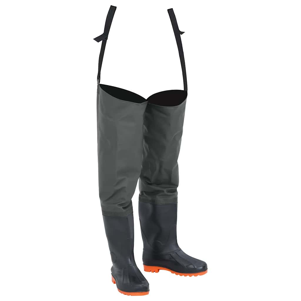 VidaXL bottes de pêche taille 38 vert foncé